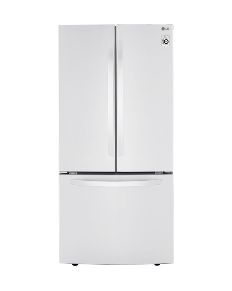 Lg Electronics 33 Inch Standard Depth French Door In White