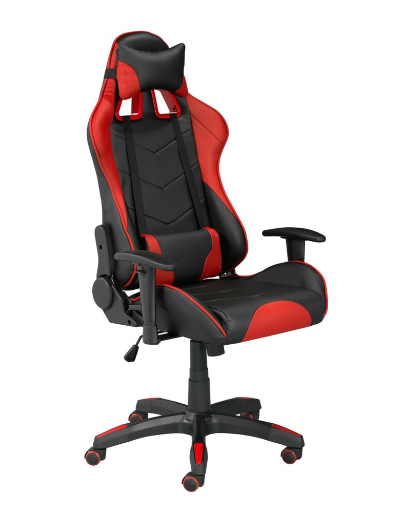 Brassex Inc. Sorrento Gaming Chair with Tilt & Recline ...