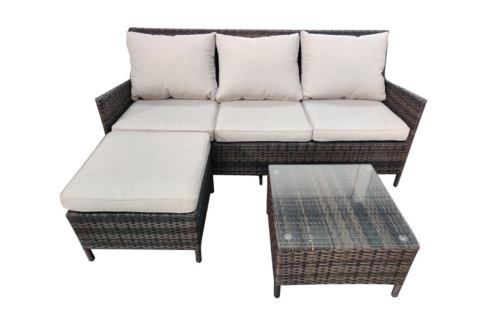 Hampton Bay Ensemble Modulaire De Jardin Avec Coussins Charleston ...