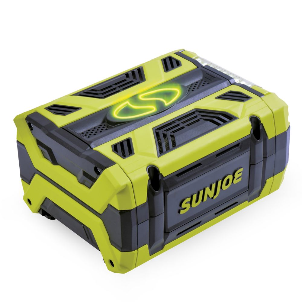 Snow Joe Sun Joe 100V 5 Ah LithiumiON Battery with Dual USB Ports