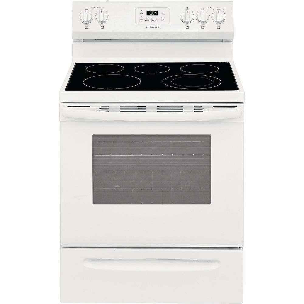 Frigidaire Cuisinière électrique autoportante de 30 po. 4,8 pi. cu