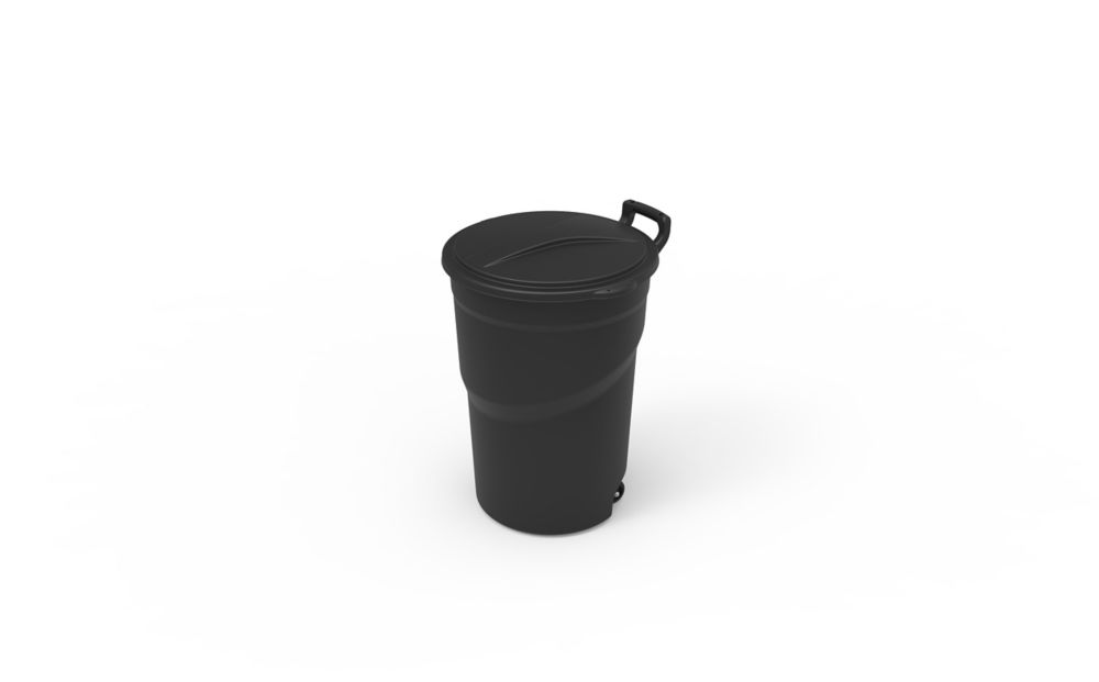 HDX 121 L Wheeled Trash Can The Home Depot Canada