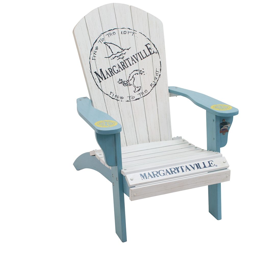 Margaritaville Margaritaville Wood Adirondack Chair Fins to the Left