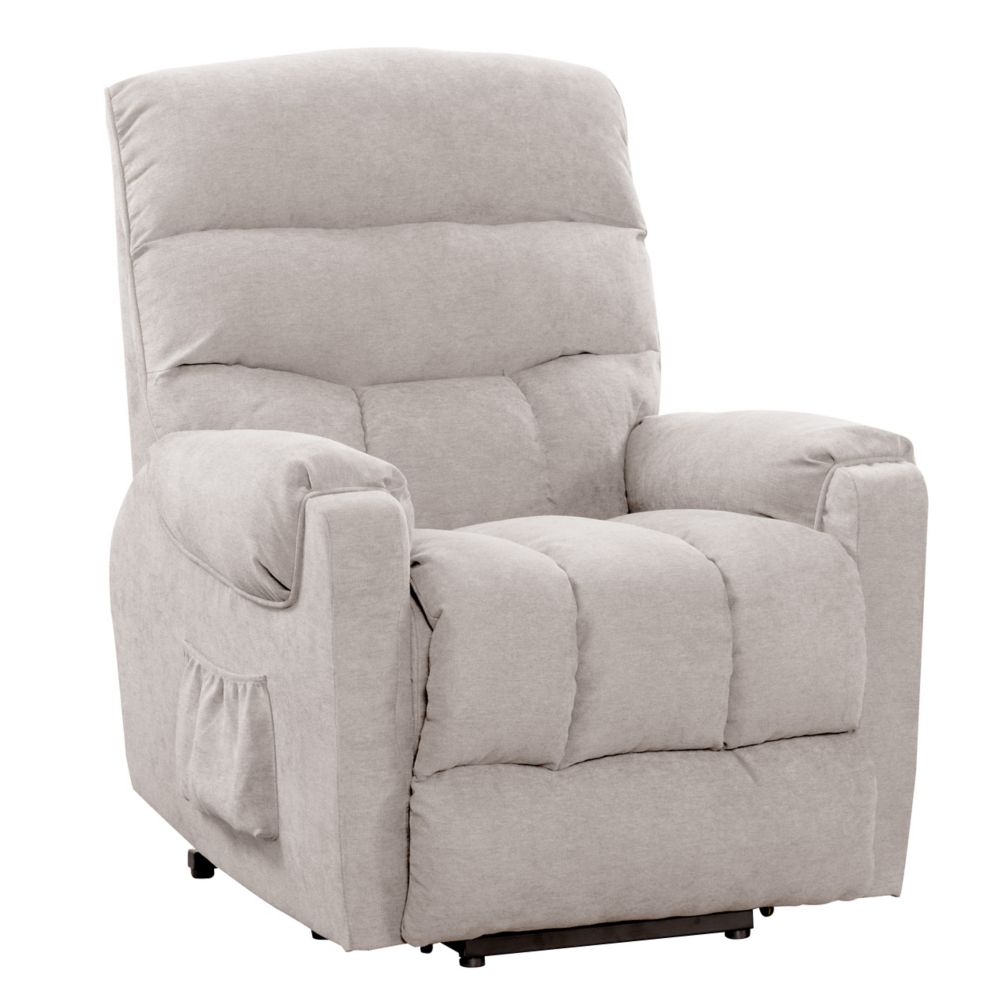 Corliving Power Lift Assist Recliner, Beige | The Home Depot Canada