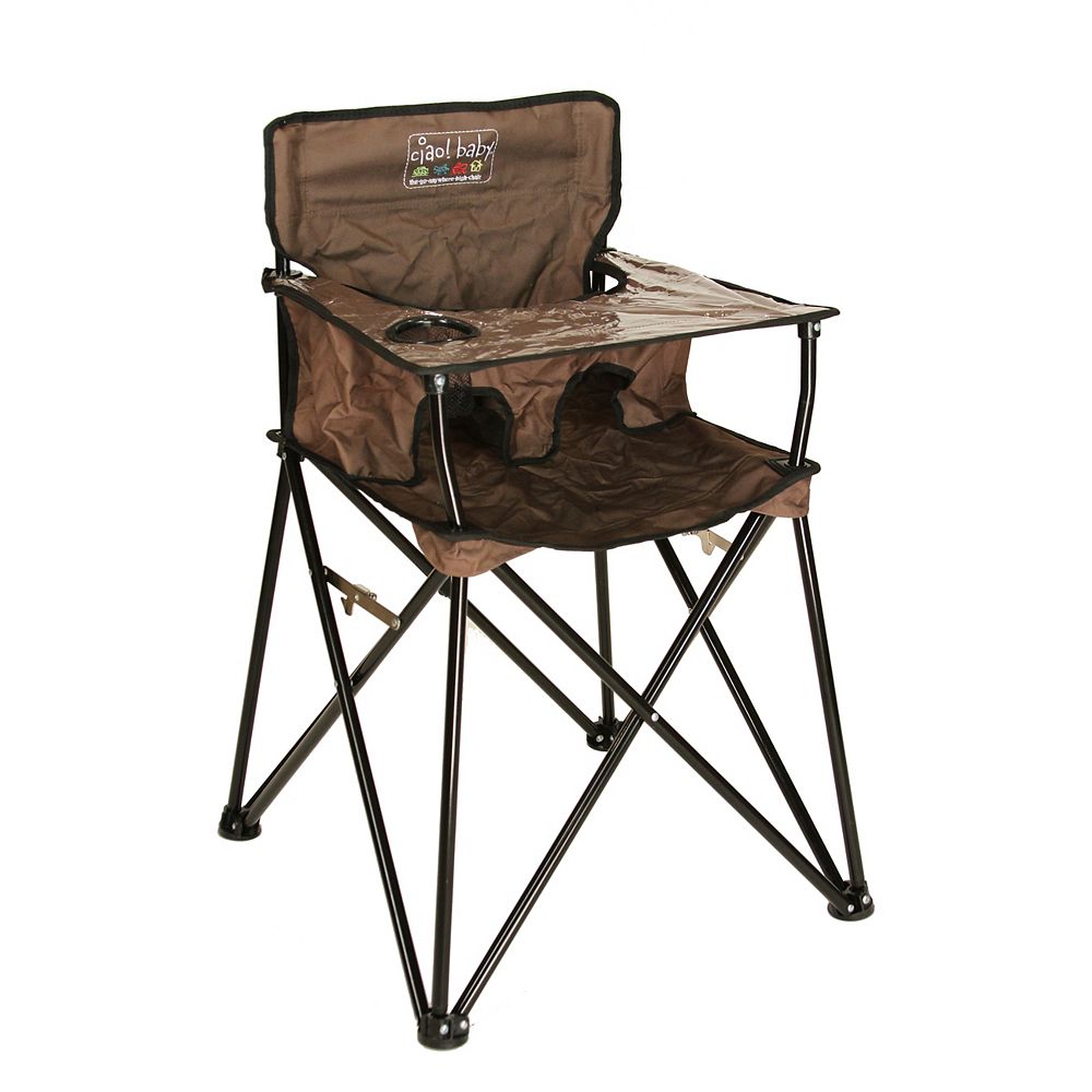 Ciao Baby Ciao Baby High Chair Chocolate  The Home Depot 