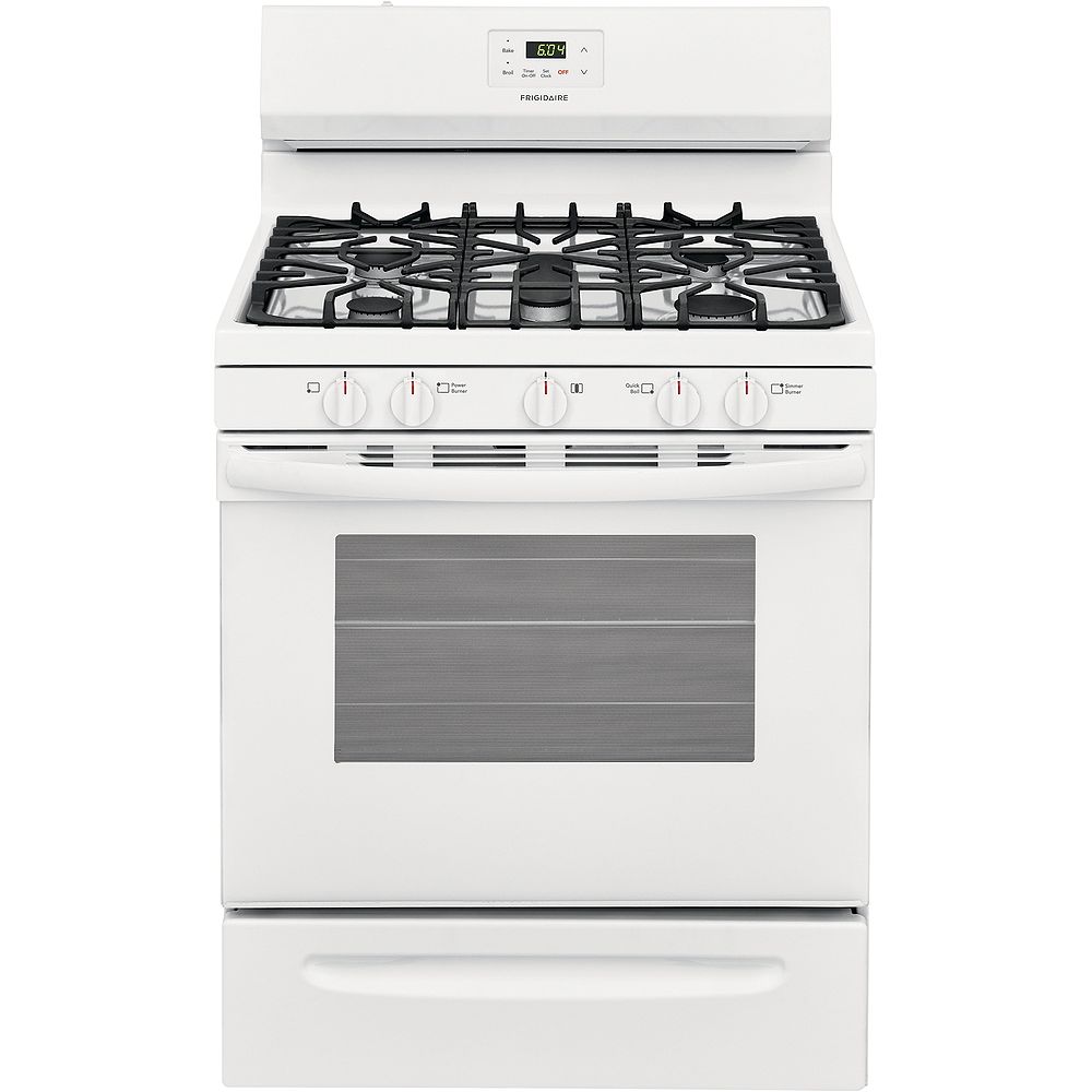 Frigidaire 30inch 5 cu. ft. Freestanding Gas Range with Quick Boil in