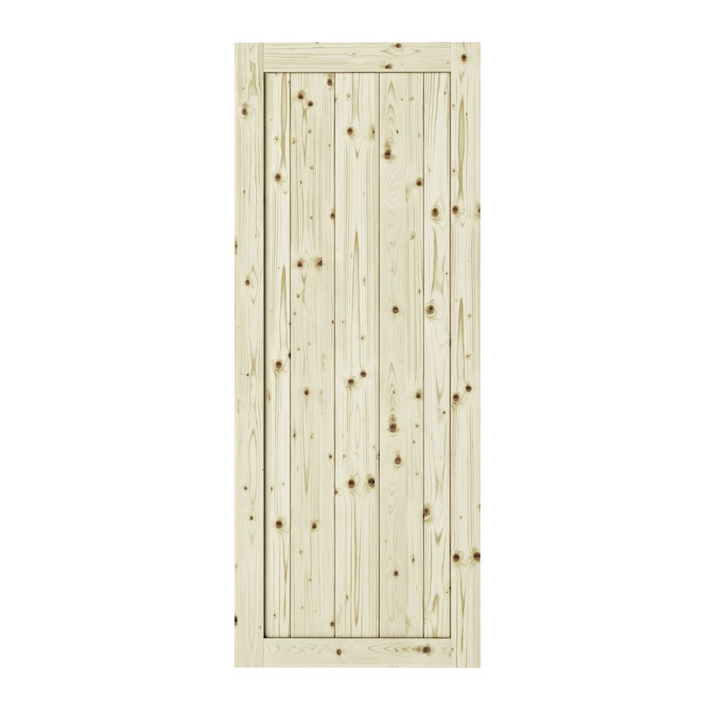 Colonial Elegance 18 Inch X 84 Inch Rustic 1 Panel Unfinished