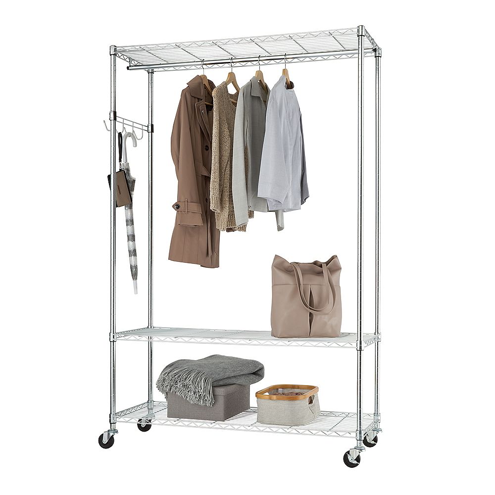 Trinity Rolling Garment Rack The Home Depot Canada