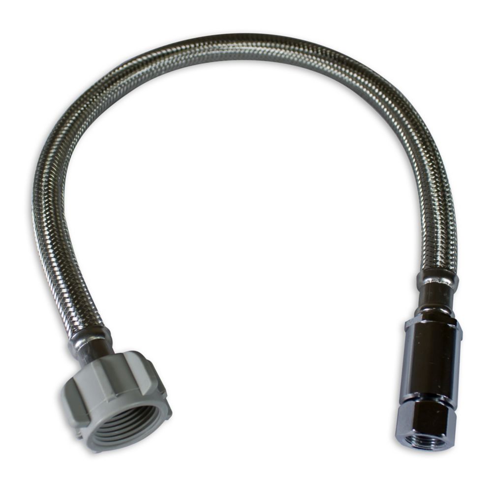 Waterline FloodProtect 12 Inch Toilet Hose The Home Depot Canada