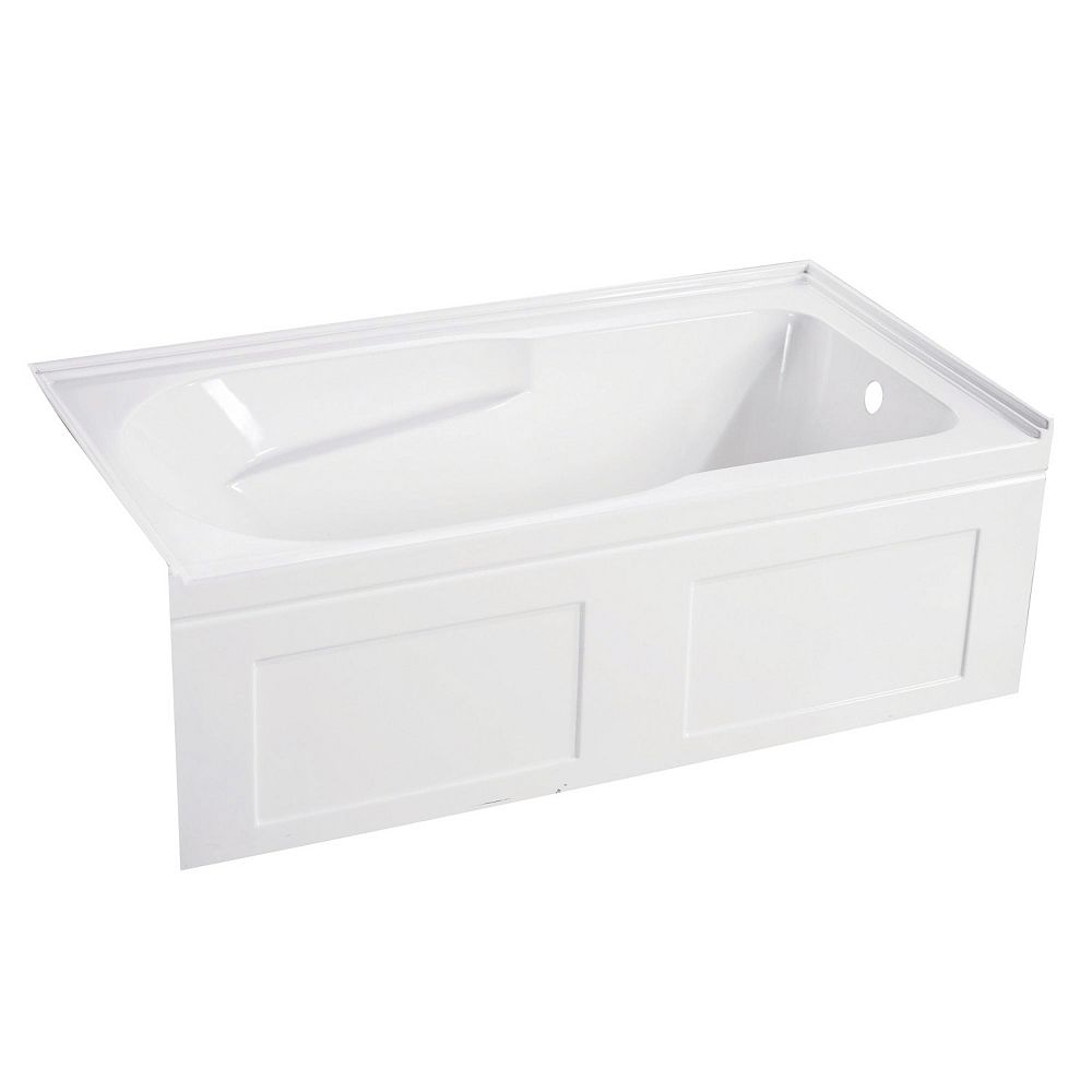 Kingston Brass Modern 5 ft. Acrylic Right-Hand Drain ...