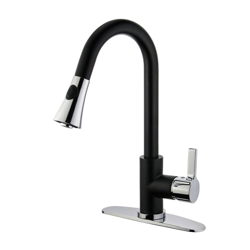 Kingston Brass Modern Single-Handle Pull-Down Sprayer ...