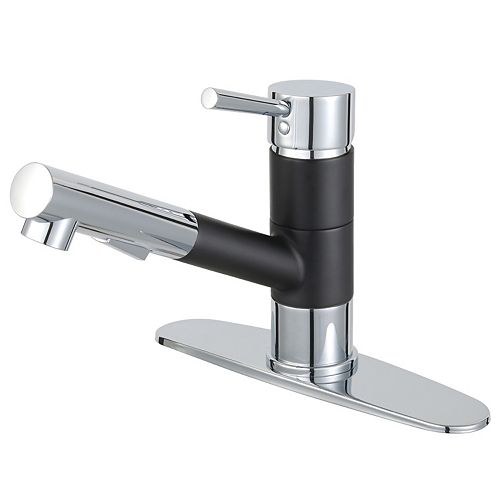 MOEN Banbury Single-Handle Pull-Out Sprayer Kitchen Faucet with Power