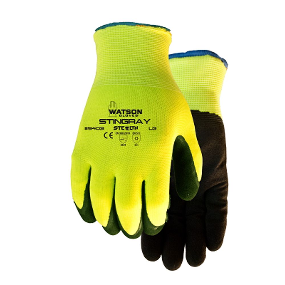 Watson Gloves Stealth Stingray Coated Glove Xl The Home Depot Canada