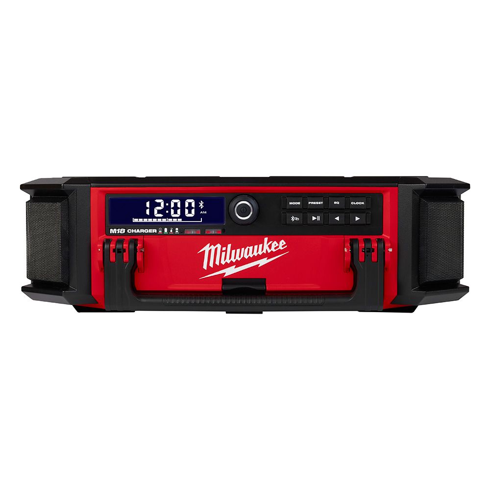 Milwaukee Tool PACKOUT M18 LithiumIon Cordless Radio/Speaker with BuiltIn Charger The Home