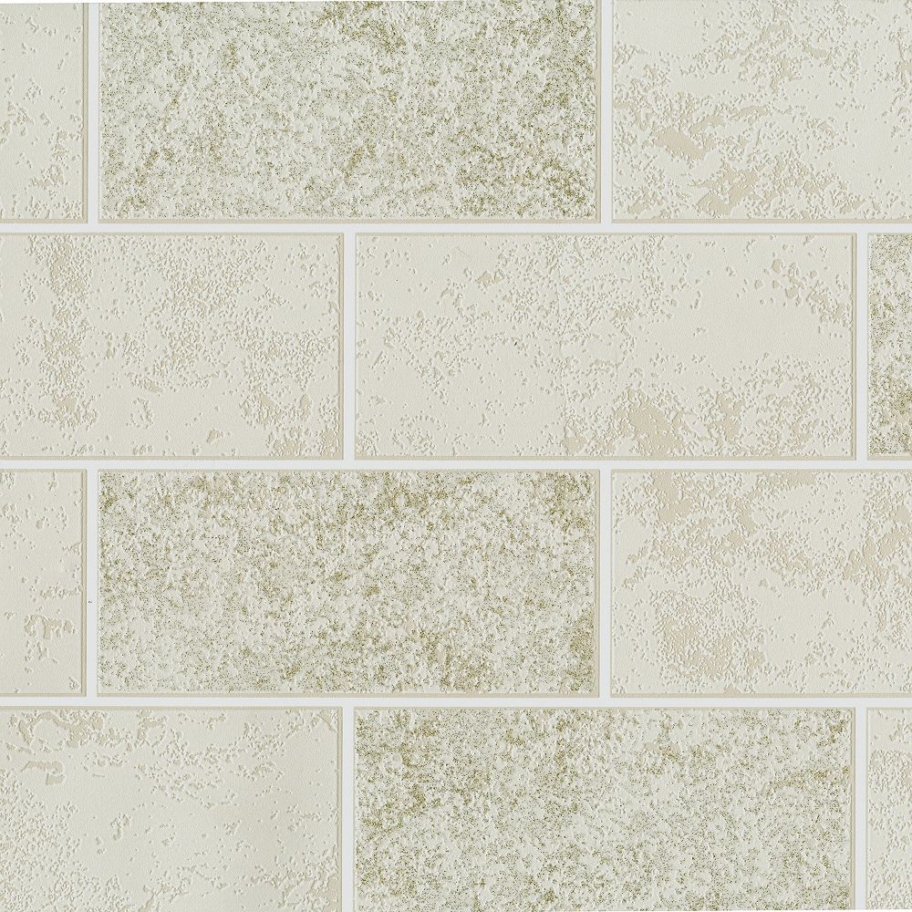 Fine Decor Ceramica Cream Subway Tile Wallpaper | The Home ...