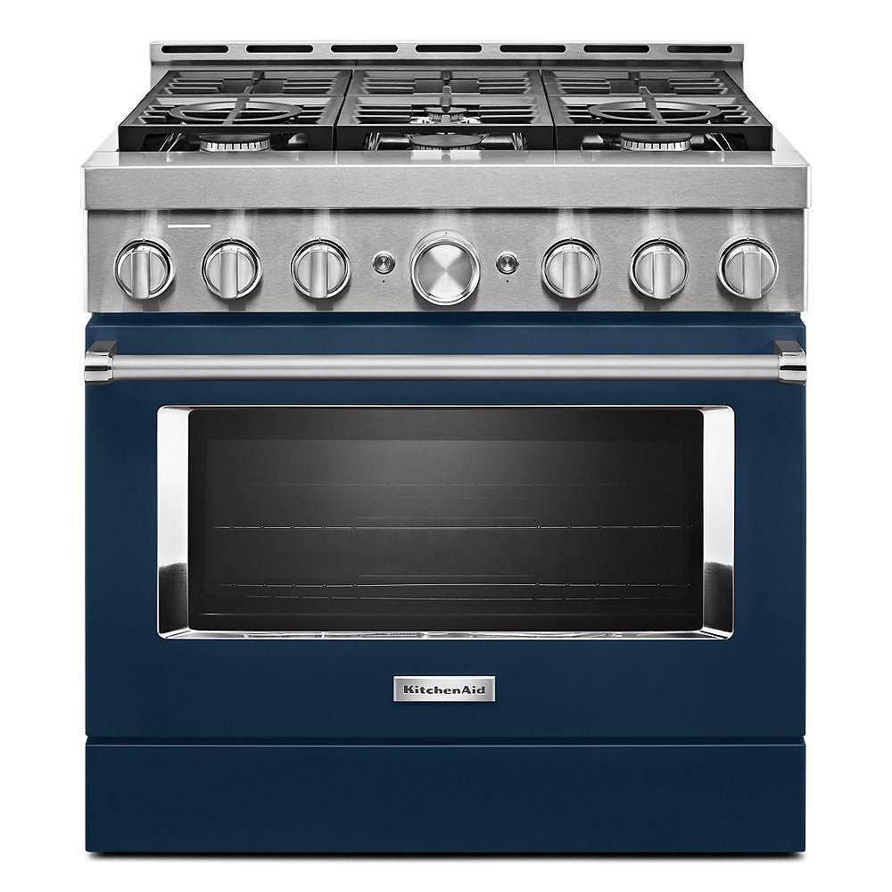 KitchenAid 36inch 5.1 cu. ft. Smart CommercialStyle Gas Range with