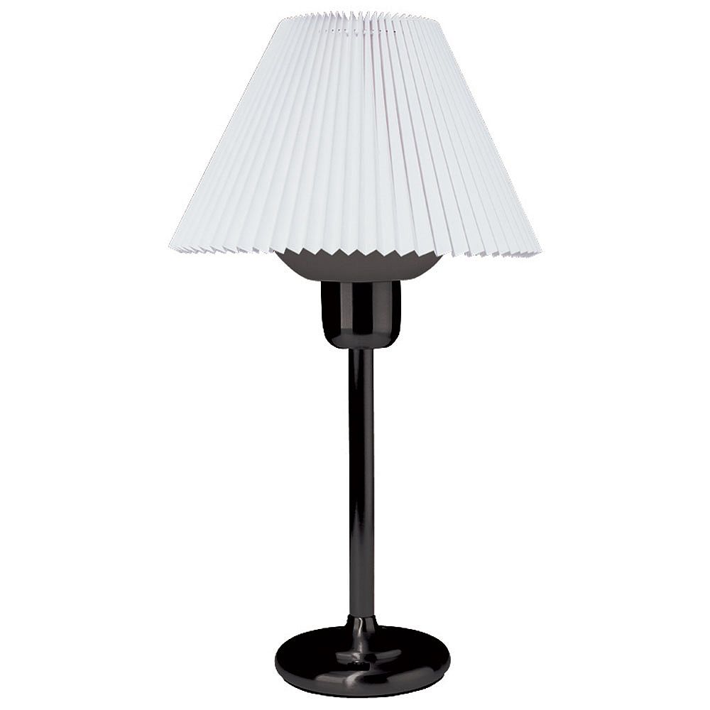 Dainolite Lampe De Table Noire Abat Jour Blanc Diffuseur En Verre Depoli Home Depot Canada