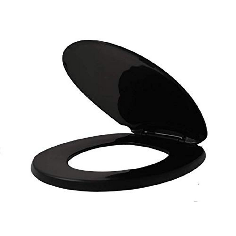 toilet seat elongated black