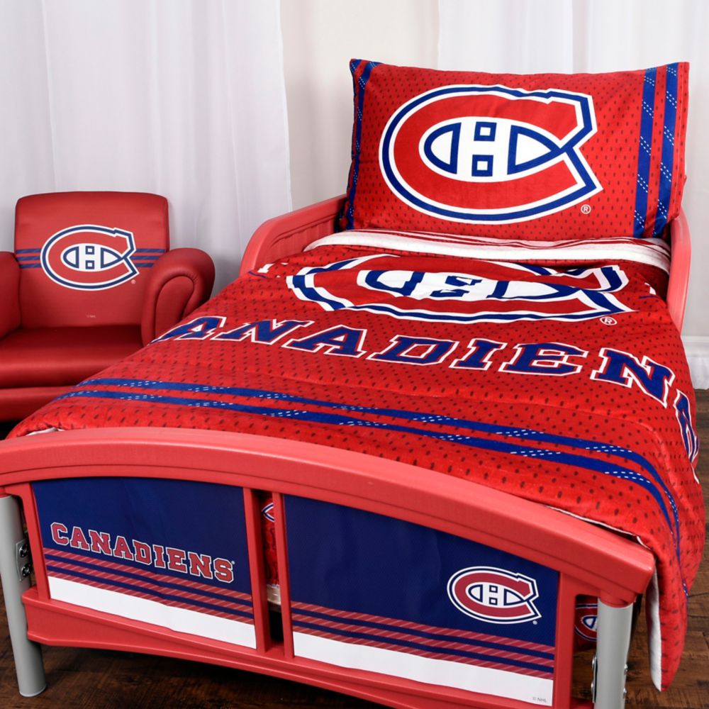 NHL Montreal Canadiens 3Piece Toddler Bedding Set The Home Depot Canada