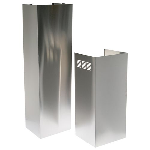18-inch W 12 ft. Duct Cover in Stainless Steel
