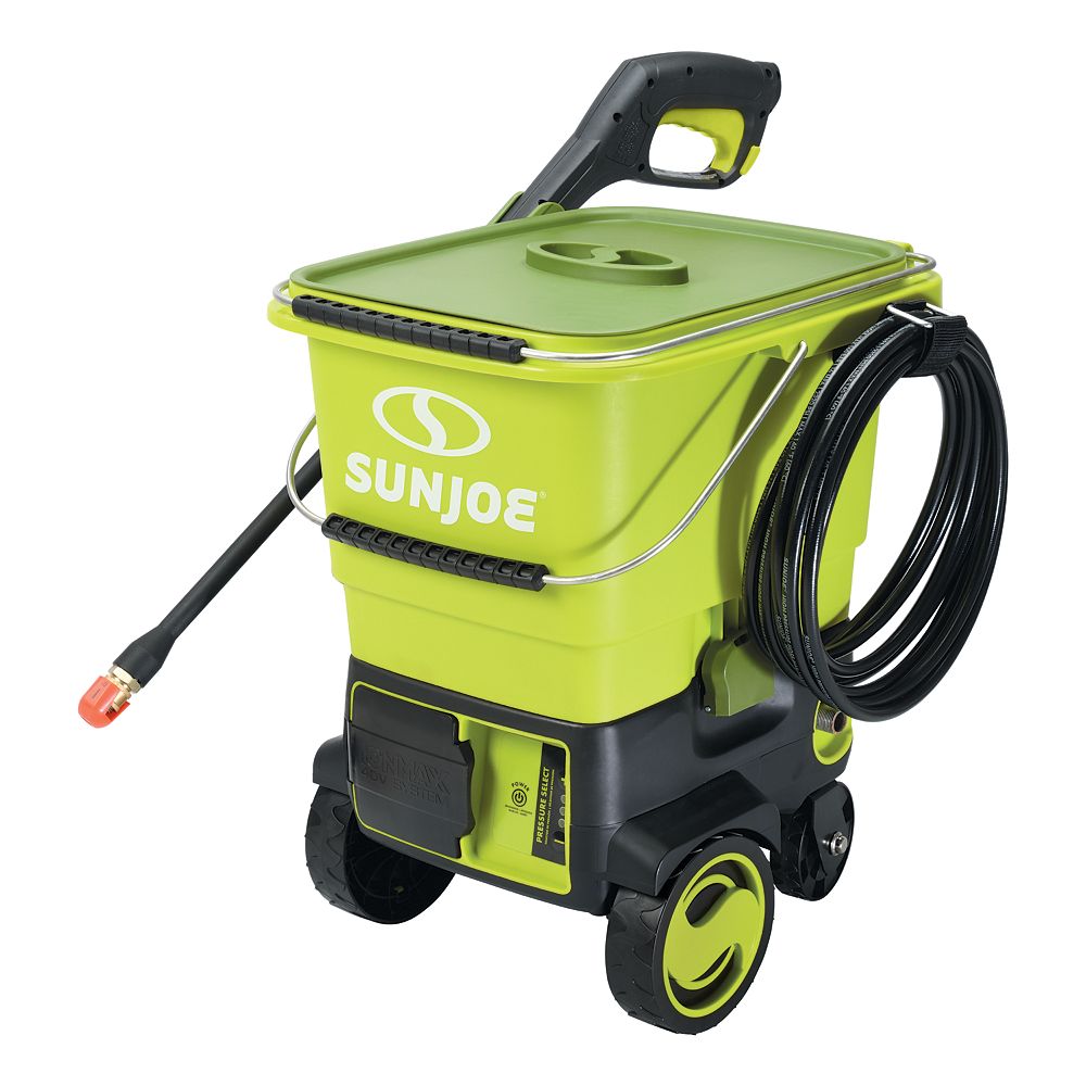 Sun Joe 1160 PSI 0.79 GPM 40Volt 4.0 Ah Electric Cordless Battery