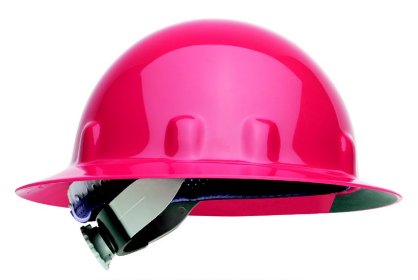 metal full brim hard hat