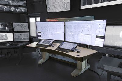 The control room at Riikinvoima Oy featuring Honeywell's Experion® Orion Console. (PRNewsfoto/Honeywell)