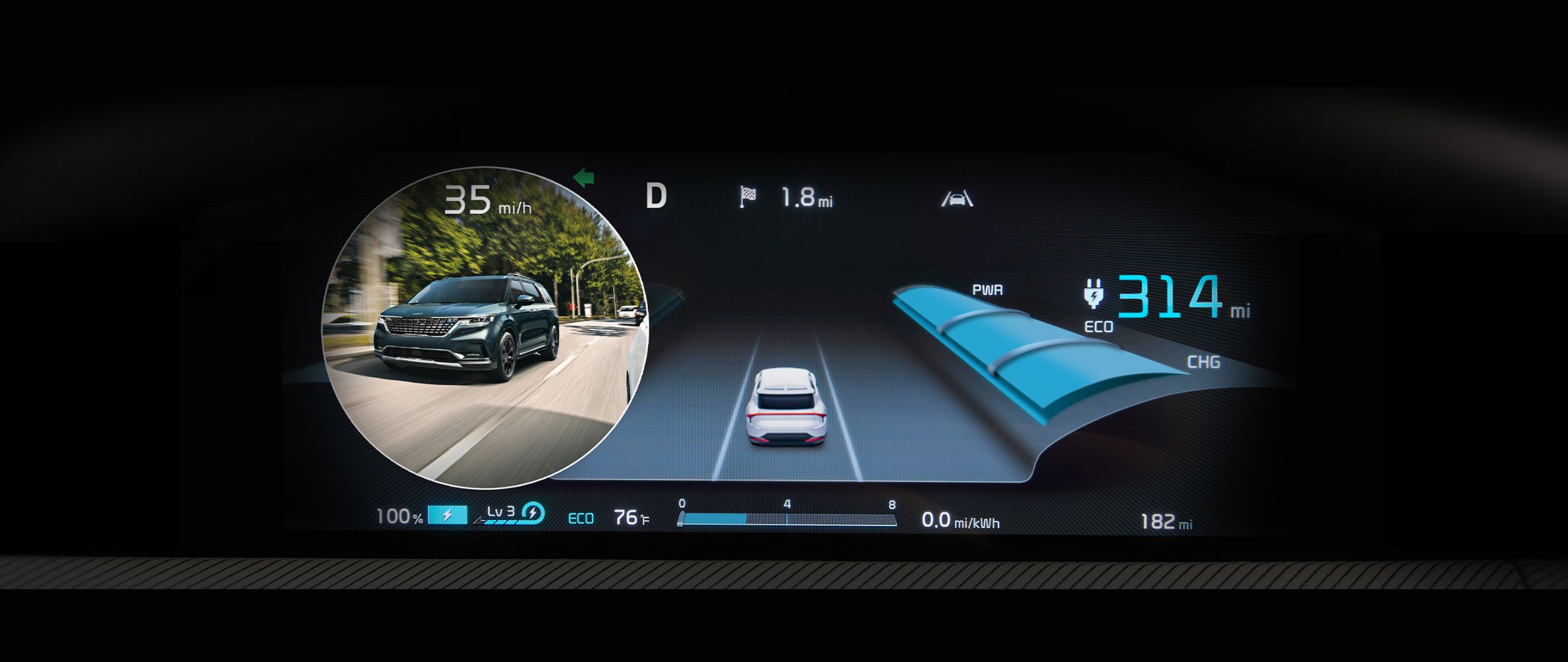2024 Kia EV6 Blind-Spot View Monitor