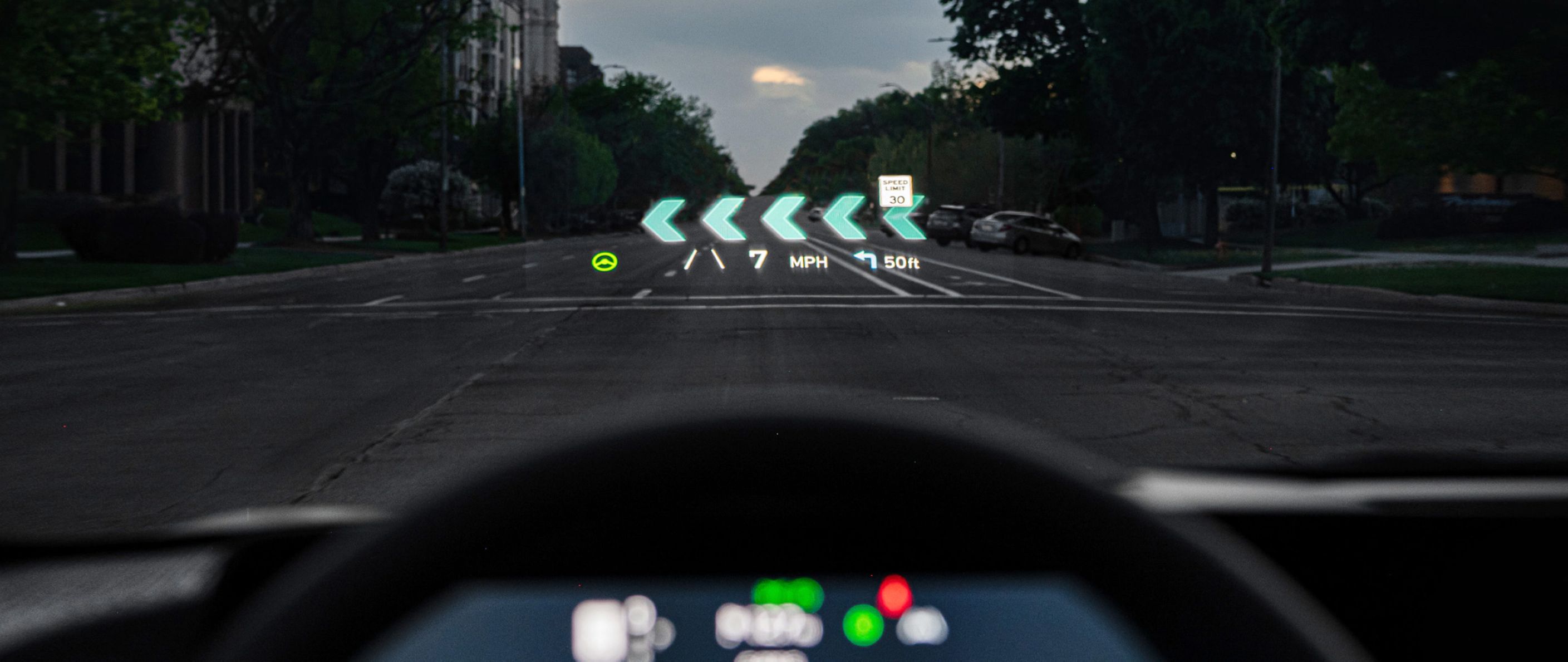 2024 Kia EV6 Augmented Reality Head-Up Display Close-Up