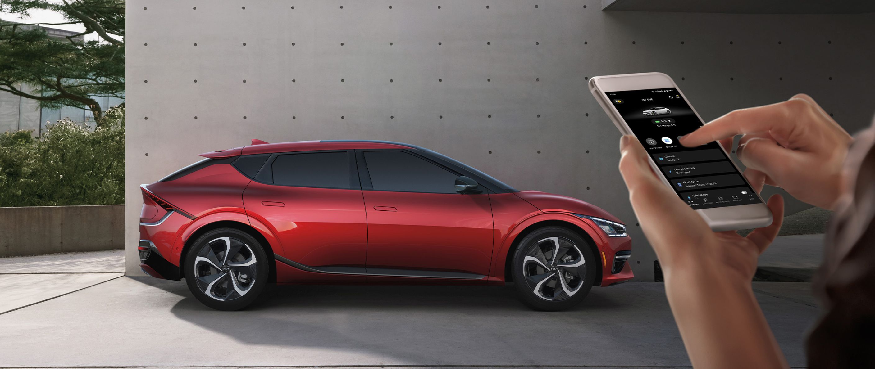 2024 Kia EV6 Utilizing Remote Feature With The Kia Connect App