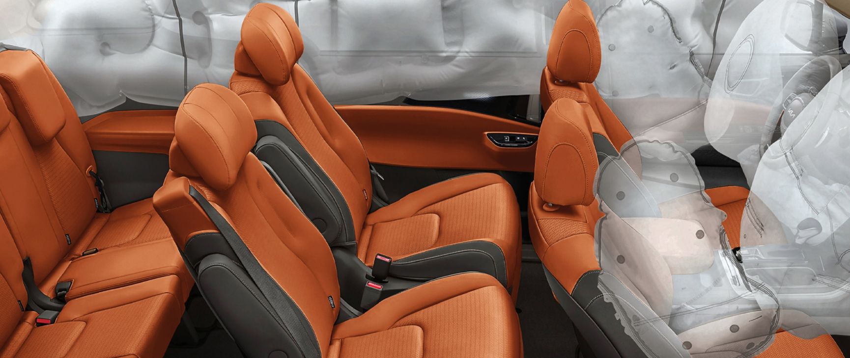  demonstration of the KIA Carnival Air bag safety system