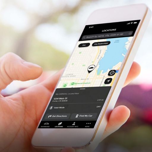 2024 Kia Carnival Utilizing Find My Car Feature With The Kia Access App