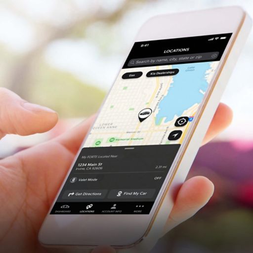 2024 Kia Forte Smartphone App with Find My Car through Kia Access
