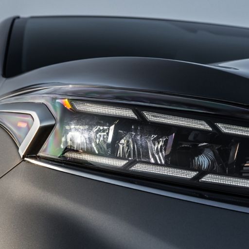 2024 Kia Forte LED Headlight Close-Up