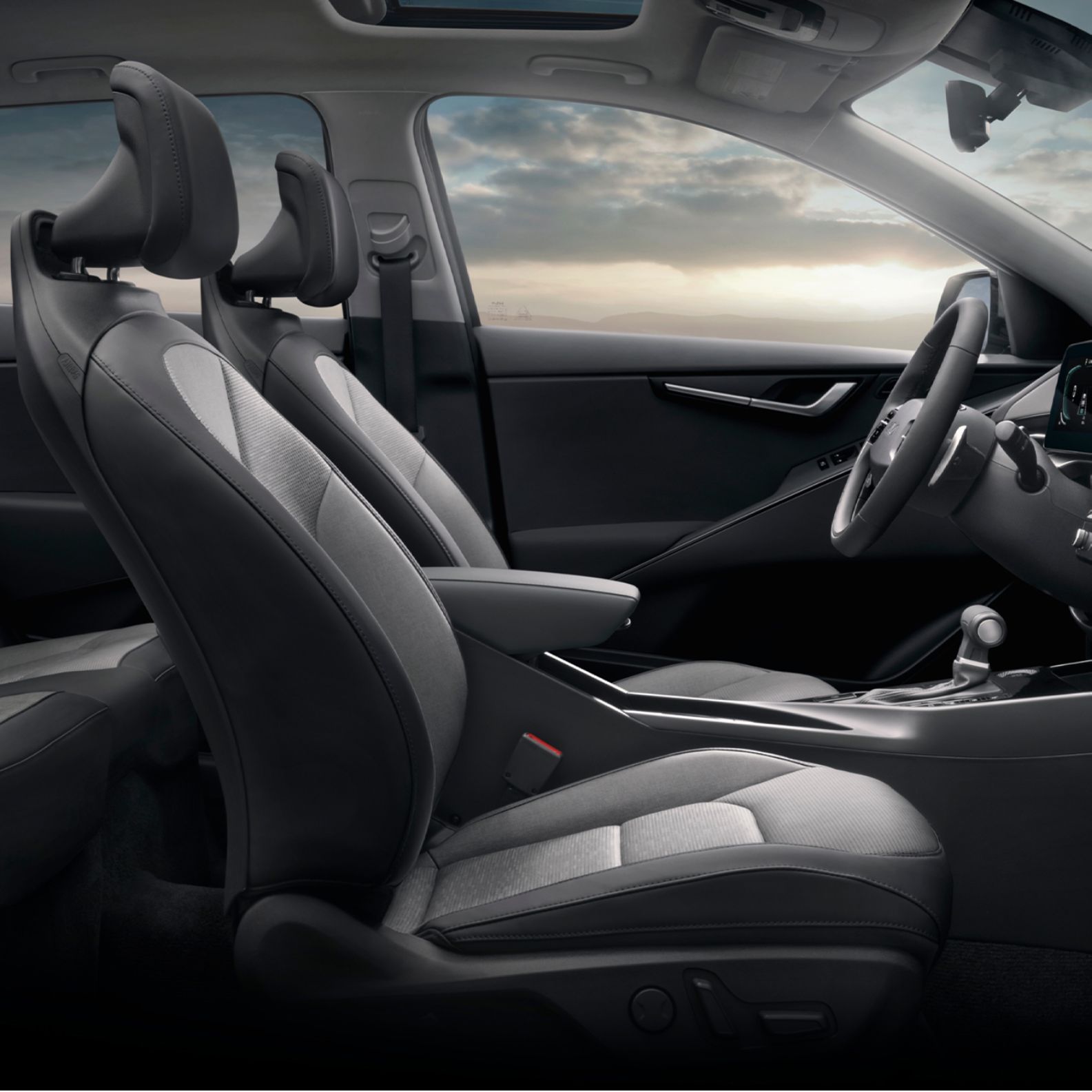 2024 Kia Niro Hybrid Bio-Based Polyurethane And Eucalyptus-Derived Fabric Seating Side-View