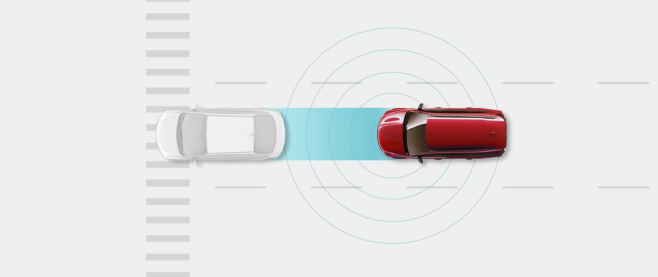 Kia Drive Wise forward collision avoidance assist visualization