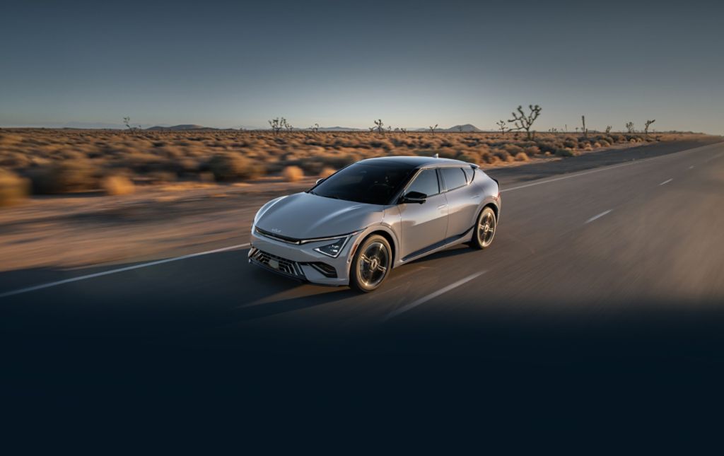 2025 kia ev6 front driver side exterior view