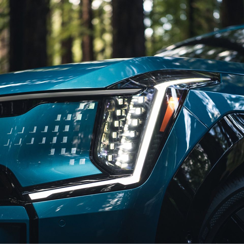 Kia EV9 headlight