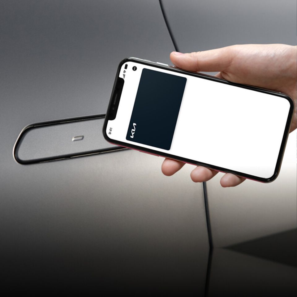 Digital Key being used on a smartphone