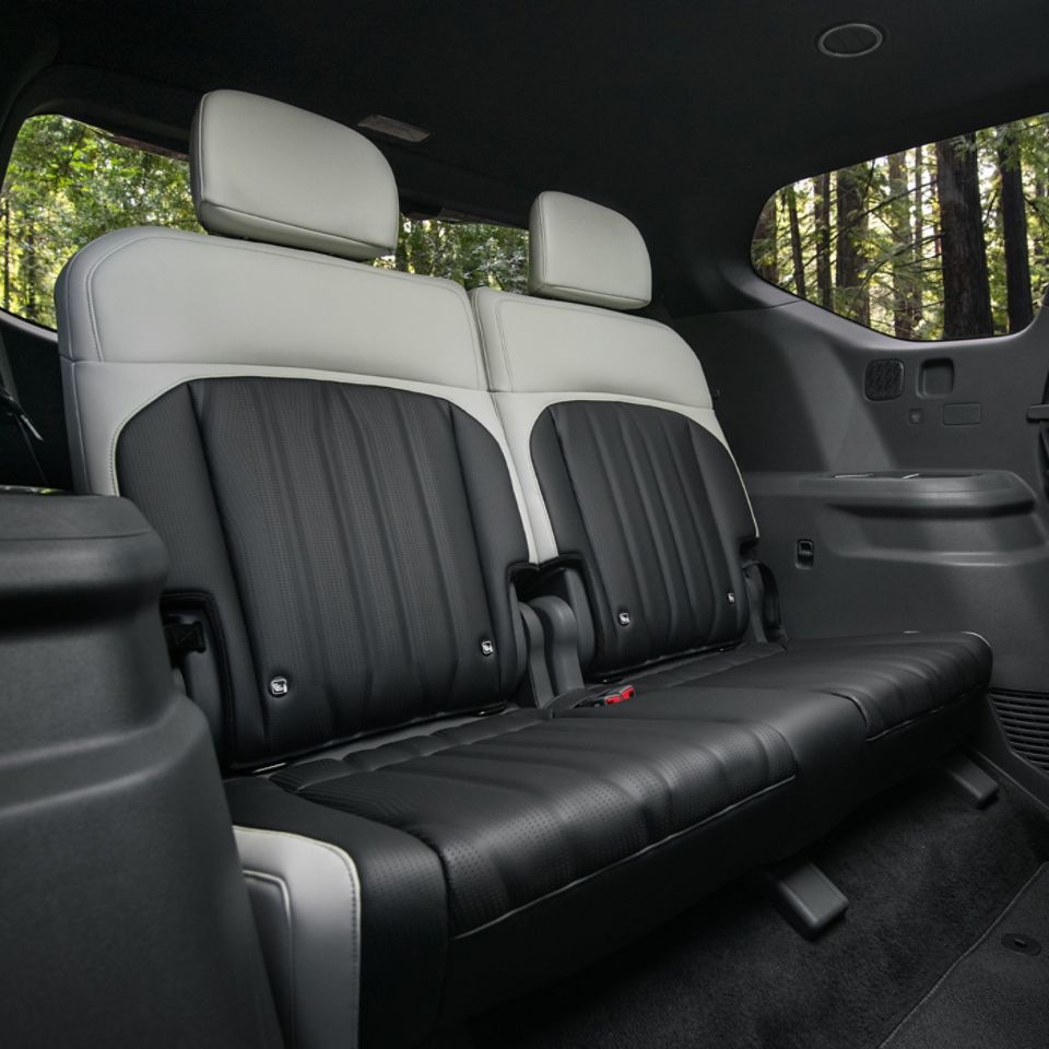 Third Row seating in the Kia