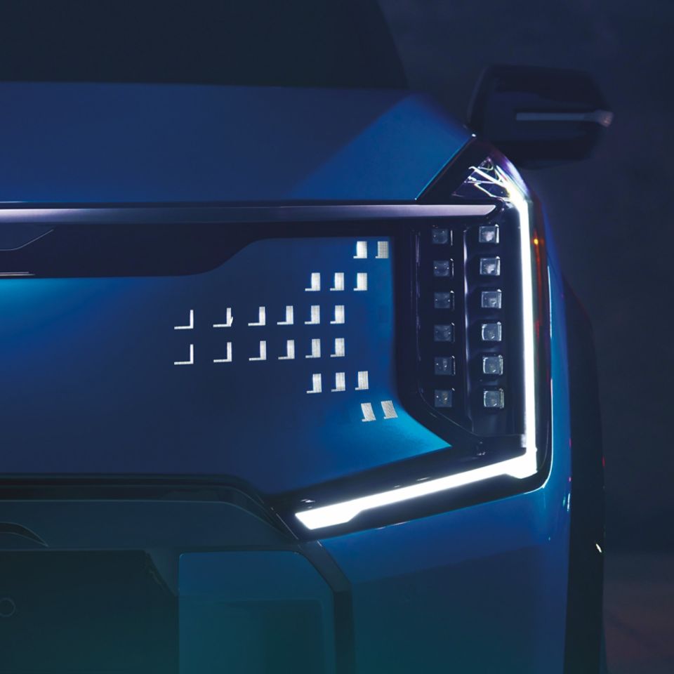 Headlight pattern for the Kia EV9