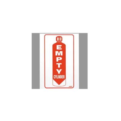 Prinzing Empty Cylinder Magnetic Safety Sign