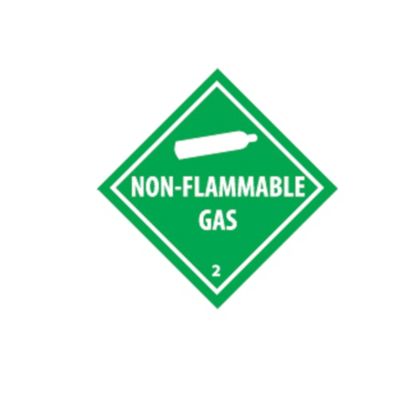 Nmc Rigid Plastic Dot Vehicle Placards   10 3/4 X10 3/4   Non Flammable Gas 2