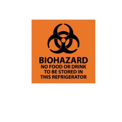 Nmc Biohazard Warning Sign   4X4   Biohazard No Food Or Drink