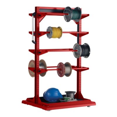 Rousseau Stationary Spool Stand   32X27x55   Red