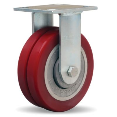 Hamilton Standard Duty Caster   6Dia.X2W   Polyurethane   Aluminum Hub   Rigid