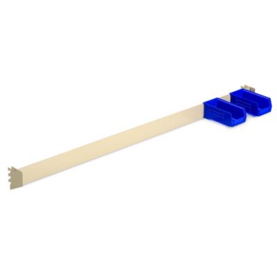 Tennsco Bin Rail For Tech Workstations   60W   Blue