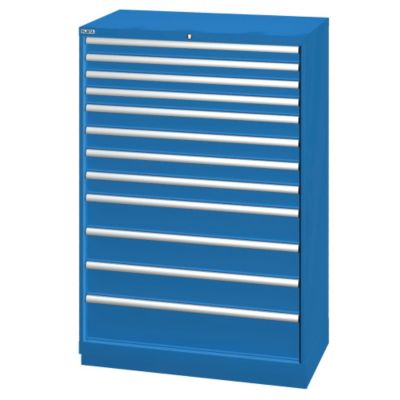 Lista 40 1/4 Wide 12 Drawer Cabinet   174 Compartments   Bright Blue   Bright Blue