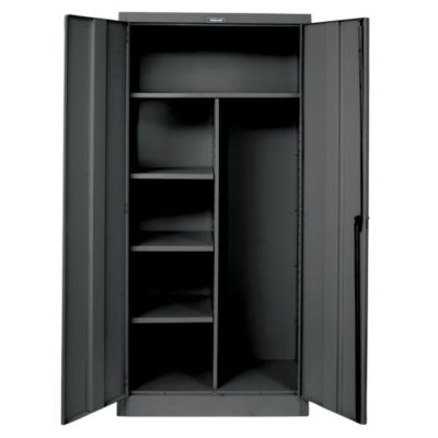 Hallowell Combination Cabinet   36Wx18Dx78H   Unassembled   Black   Black  (855C18ME)