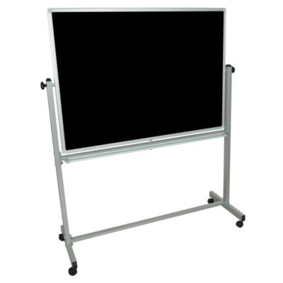 Luxor Mobile Reversible Whiteboard   51 1/2 X65 1/2   Whiteboard/Chalkboard